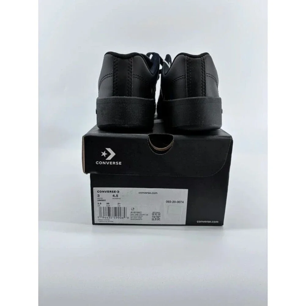 Converse Day One Court Ox Triple Black Sneakers Men’s/Youth 3 Women’s 4.5